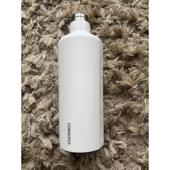 Corkcicle 60 oz Canteen Water Bottle Stainless Steel White Silver - Picture 1 of 4